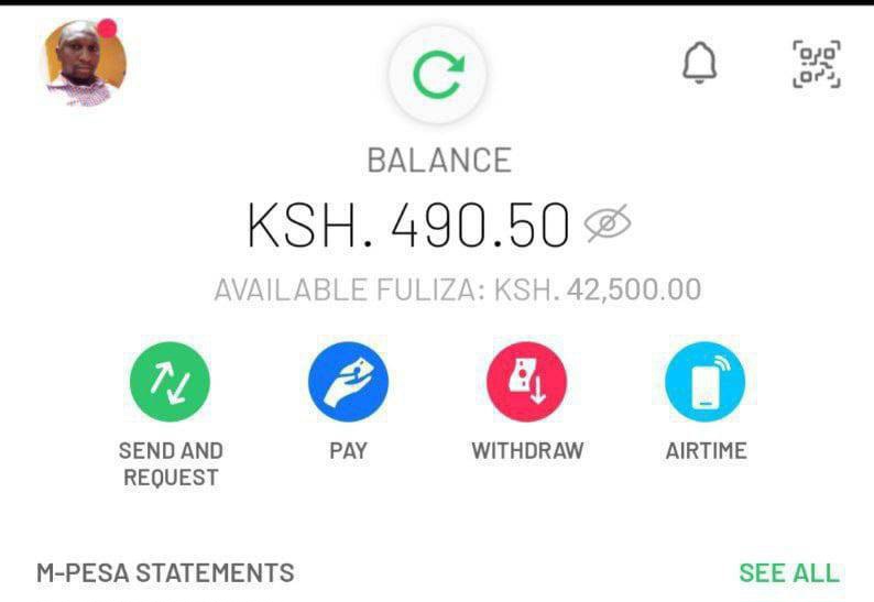 Fuliza KSH 42,500 available