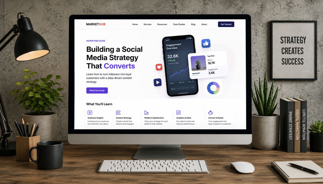 Blog post about social media strategy